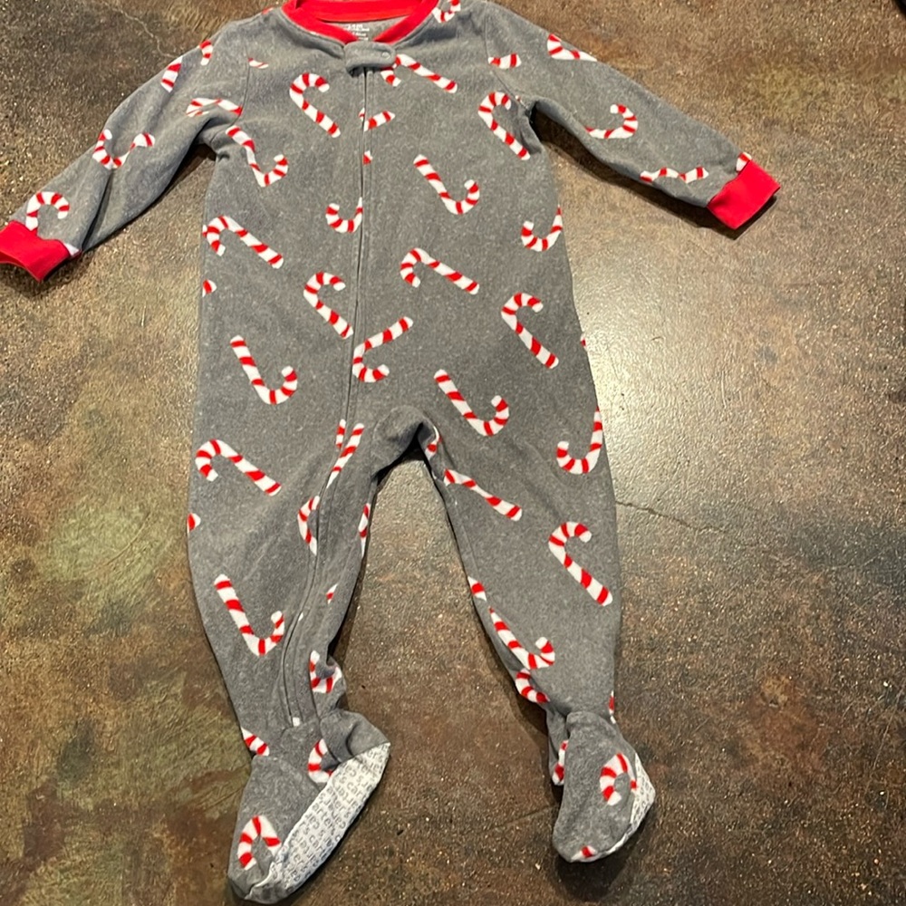 Carters Candy cane onsie 24M